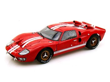 Shelby 1/18 Ford GT40 MKII 1966 Red- White